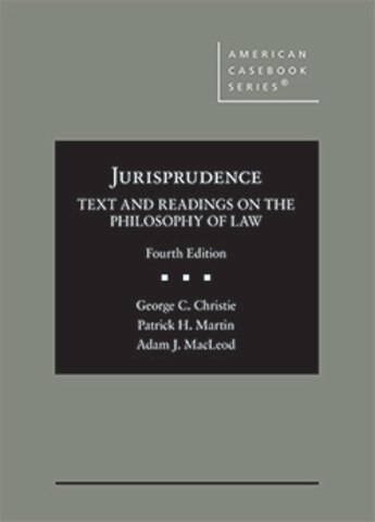 Christie Jurisprudence, Text and Readings on the Philosophy of Law
